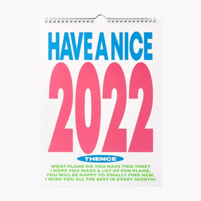 THENCE - 2022 Wall Calendar - THENCE - Accessories - Harumio