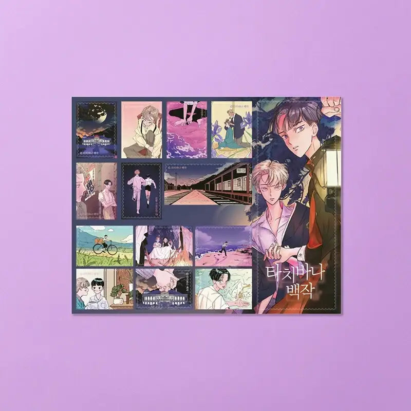 Count Tachibana - Postage Stamp Sticker - Lezhin - Stickers - Harumio Count Tachibana - Postage Stamp Sticker - Lezhin - Stickers - Harumio