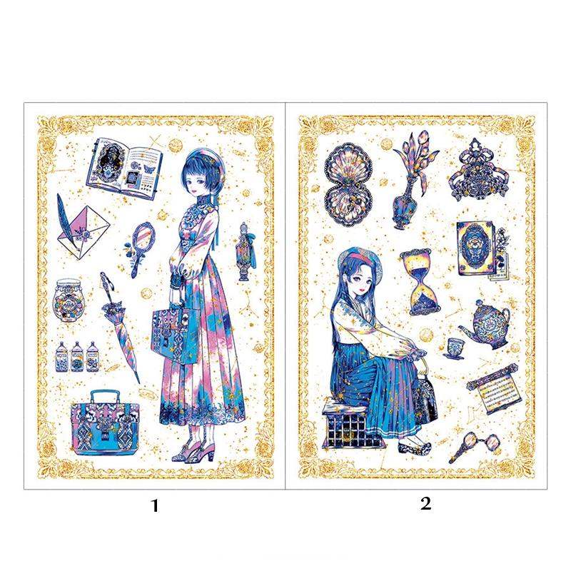 Libet - Gold Foil Cut-Out Removable Stickers - Libet - Stationary - Harumio