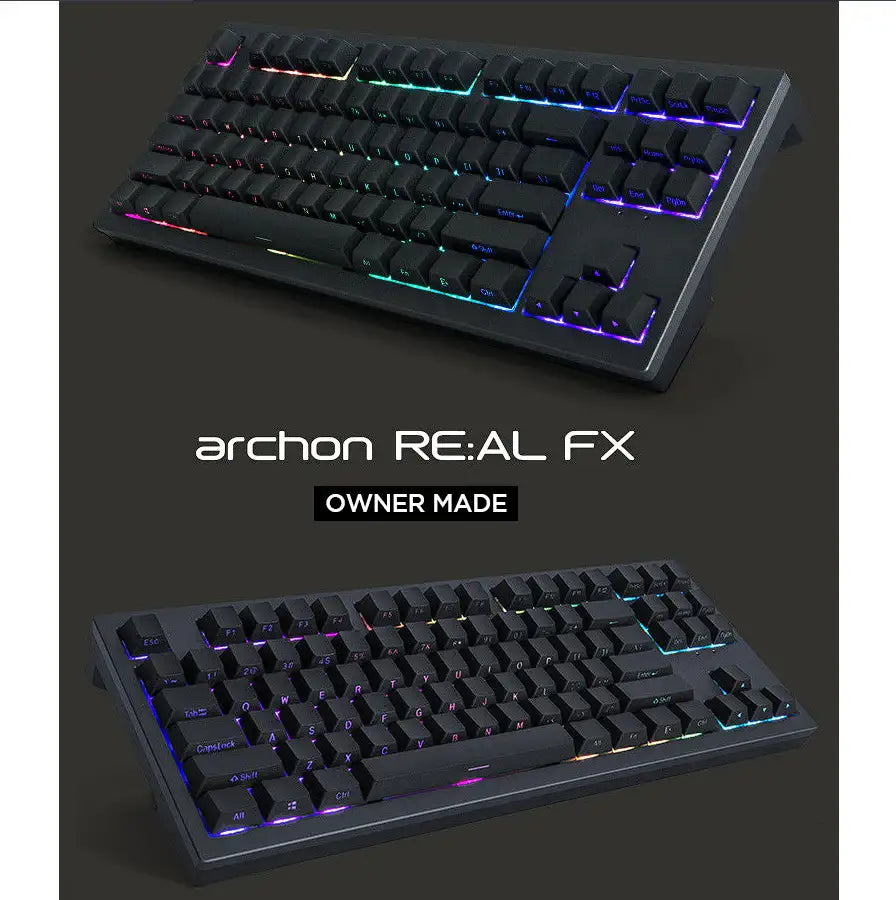 Archon - RE:AL FX Owner Made Gunmetal Mechanical Keyboard - Archon - Mechanical Keyboard - Harumio