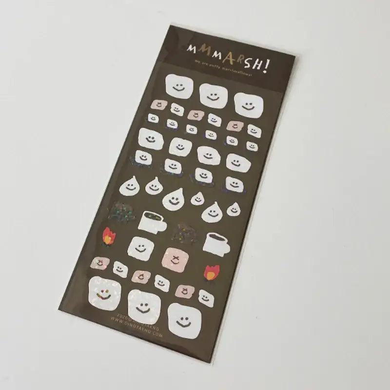 Dinotaeng - MMMARSH Glitter Sticker - Dinotaeng - Sticker - Harumio