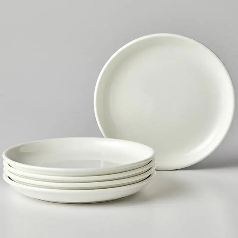 Korean ON - Round Plate 5P Set - Modern House - Plates - Harumio