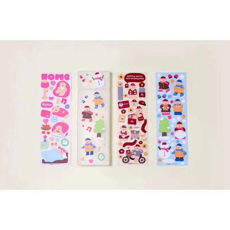 Big Issue x Lagomihome - Pencil Case & Big Bear Stickers Set - Big Issue Korea - Pencil Case - Harumio