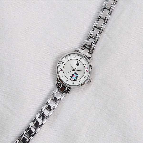 BT21 x OST - Silver Metal Watch - Mang - BT21 - Watches - Harumio