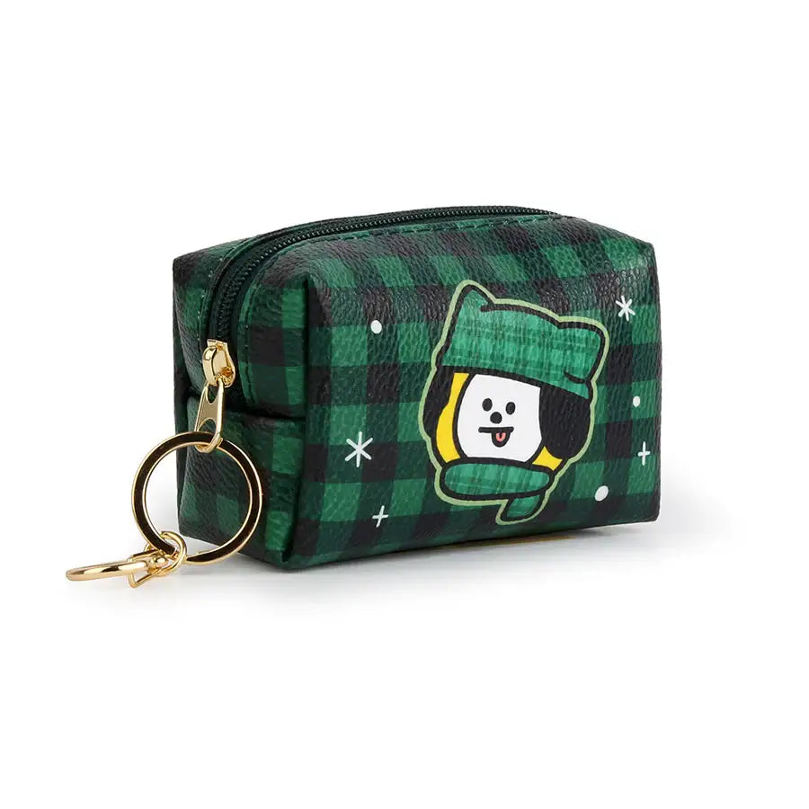 BT21 x Monopoly - Checkered Small Pouch - Monopoly - Accessories - Harumio