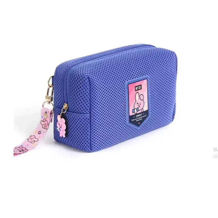 BT21 x Monopoly - Air Mesh Daily Pouch - Monopoly - Bag - Harumio BT21 x Monopoly - Air Mesh Daily Pouch - Monopoly - Bag - Harumio