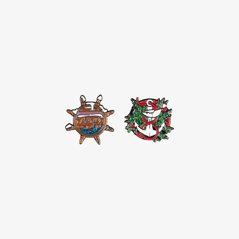 AKMU - YGBOX7 - Christmas Badge Set - AKMU - Badges - Harumio