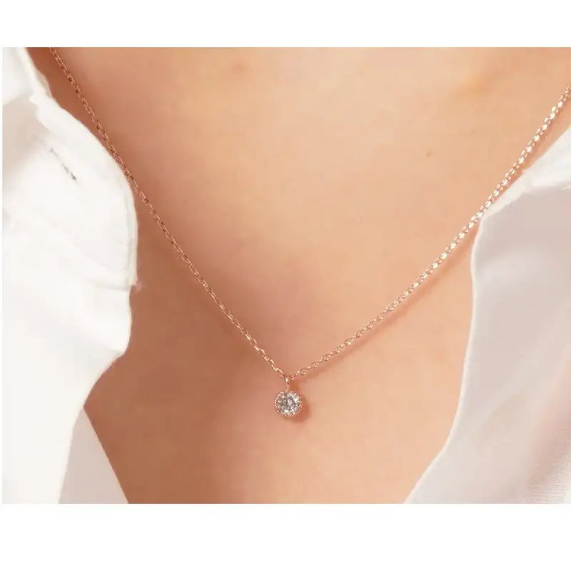 CLUE - Teardrop Brass Necklace - CLUE - Jewelry - Harumio