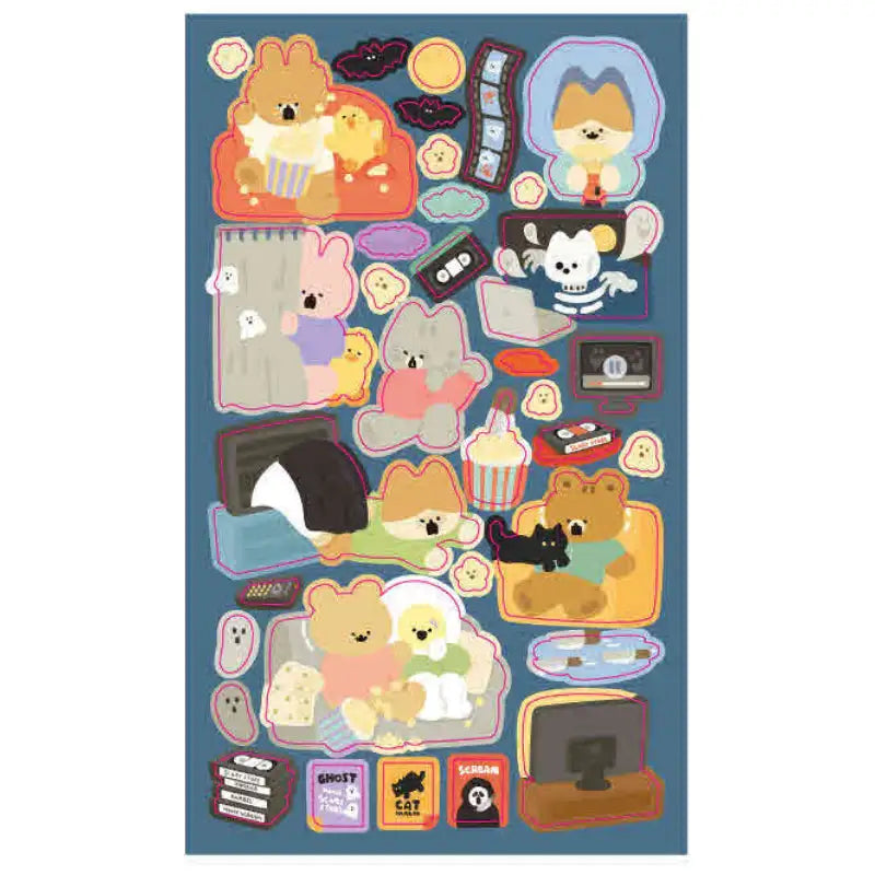 Jelly Crew - Egugu - Horror Movie Seal Sticker - Jelly Crew - Stickers - Harumio Jelly Crew - Egugu - Horror Movie Seal Sticker - Jelly Crew - Stickers - Harumio