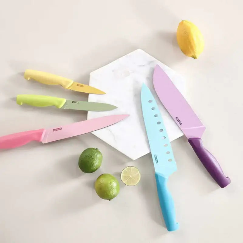 Neoflam - Antibacterial Color Knives Set of 5 - Neoflam - Knives Set - Harumio