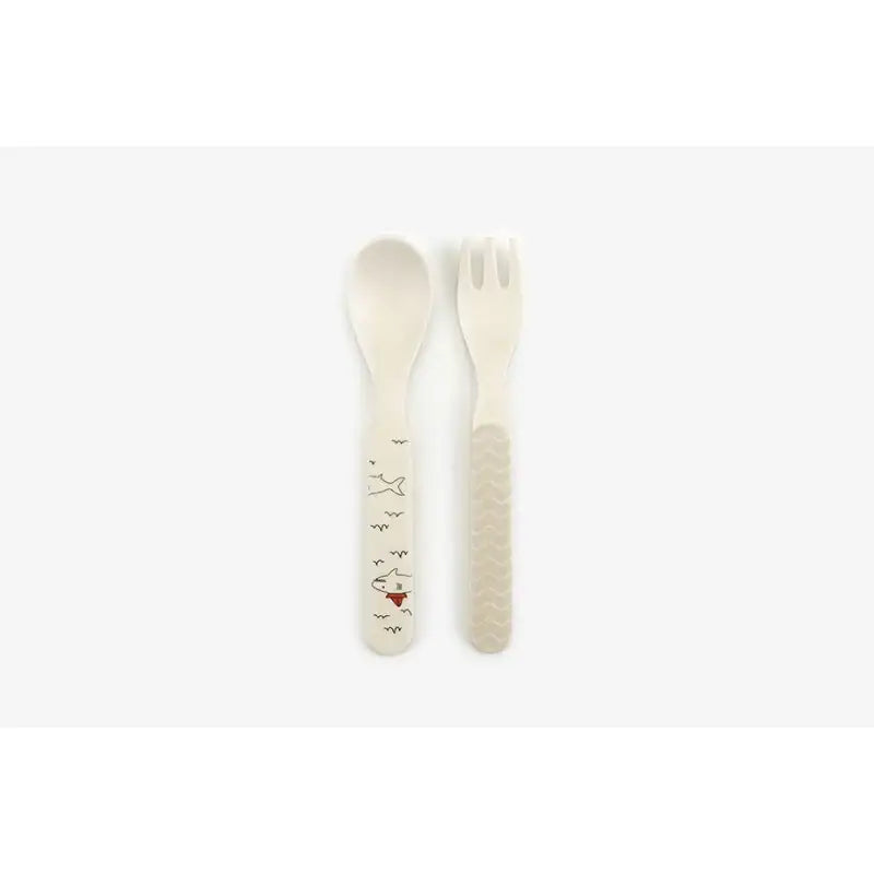Dailylike x 10x10 - Bamboo Kids Spoon & Fork - Dailylike x 10x10 - Kitchenware - Harumio Dailylike x 10x10 - Bamboo Kids Spoon & Fork - Dailylike x 10x10 - Kitchenware - Harumio