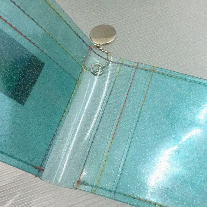 THENCE - SPC Glitter Wallet - Aqua Blue - THENCE - Wallet - Harumio THENCE - SPC Glitter Wallet - Aqua Blue - THENCE - Wallet - Harumio