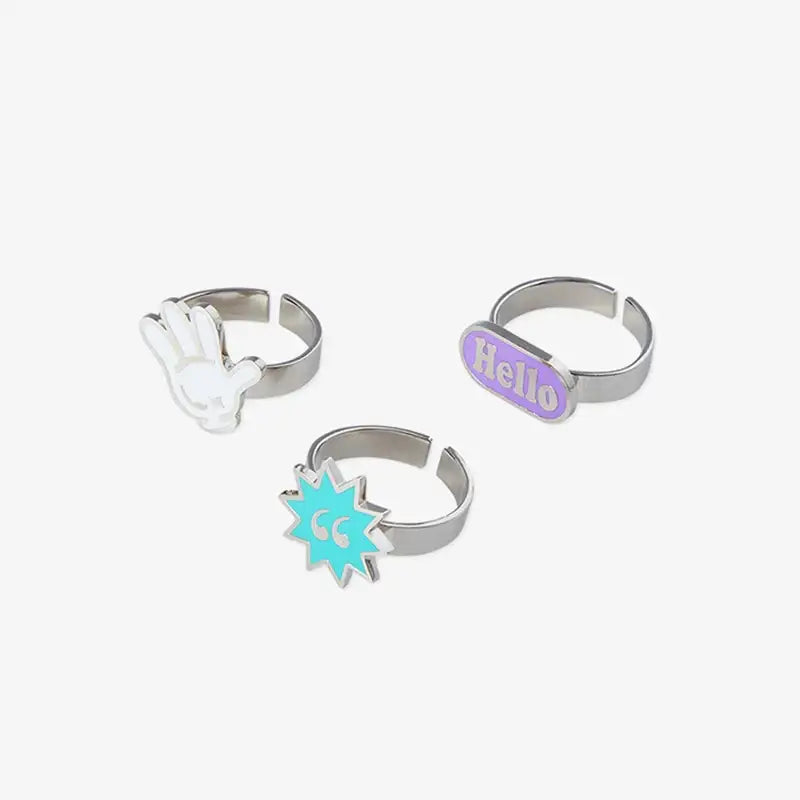 TREASURE - HELLO Concert - Artwork Ring Set - TREASURE - Rings - Harumio