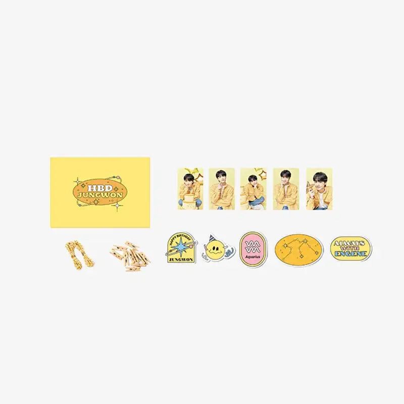ENHYPEN - BIRTHDAY - JUNGWON DIY Photo Card Garland - ENHYPEN - Garland - Harumio ENHYPEN - BIRTHDAY - JUNGWON DIY Photo Card Garland - ENHYPEN - Garland - Harumio