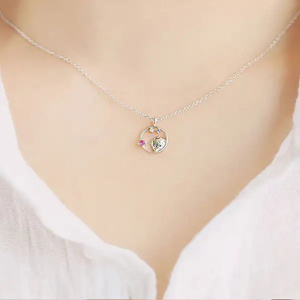 BT21 x OST - Silver Necklace Ver. 2 - RJ - BT21 - Necklace - Harumio