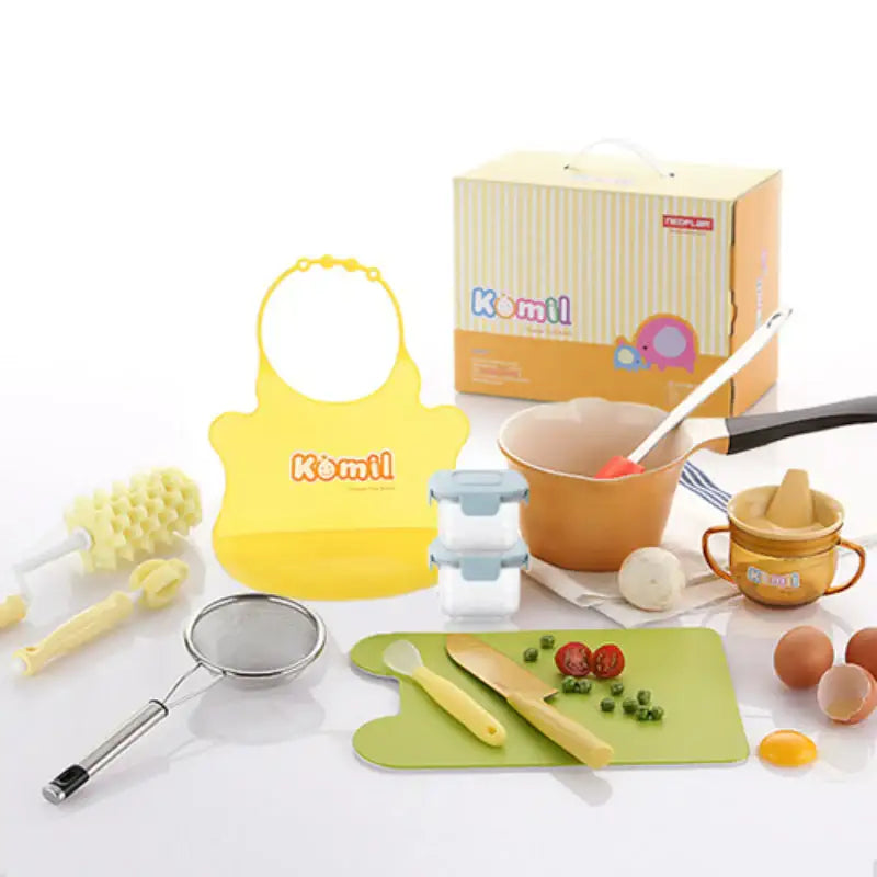 Neoflam - Komil Baby Food Cooking Utensils Set of 10 - Neoflam - Cooking Utensils Set - Harumio
