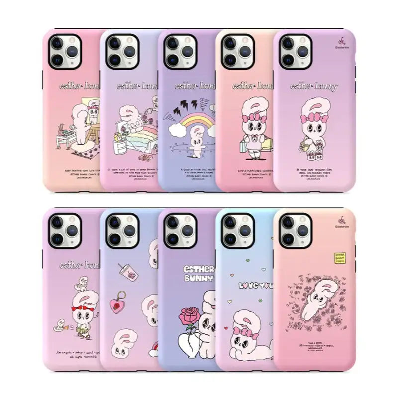 Esther Bunny - Guard Up Phone Case - Gradation Series (iPhone) - Esther Bunny - Phone Cases - Harumio