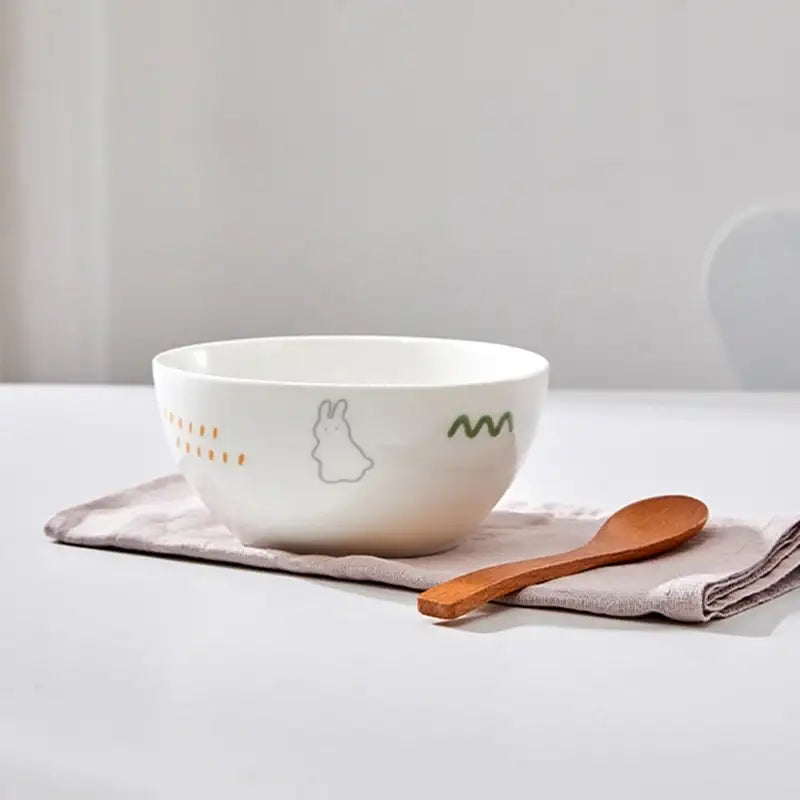 Korean Little Buddy Pom Pom - Rice Bowl - Modern House - Bowls - Harumio