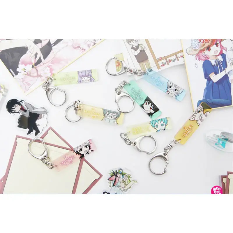 I Don't Want This Kind Of Hero - Double-sided Acrylic Keyring - Webtoon Shop - Keyrings - Harumio