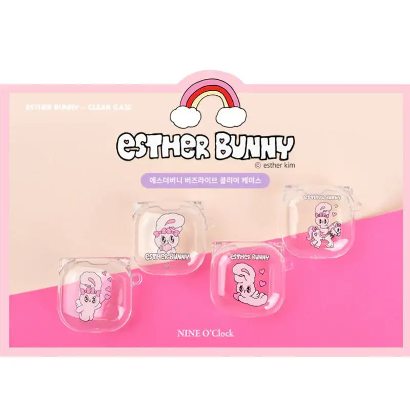 Esther Bunny - Clear Buds Case - Esther Bunny - Buds Case - Harumio