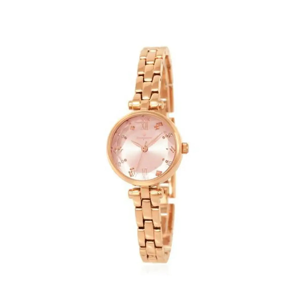 OST - Glass Cut Dial Rose Gold Women's Metal Watch - OST - Watch - Harumio