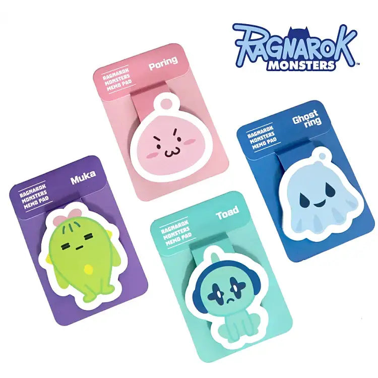 Ragnarök - Monsters Post-It Memo Pad - Ragnarök - Accessories - Harumio