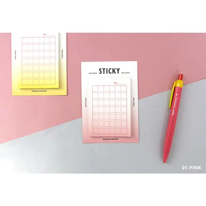 Second Mansion x 10x10 - Sticky IT Manuscript - 10x10 - Accessories - Harumio