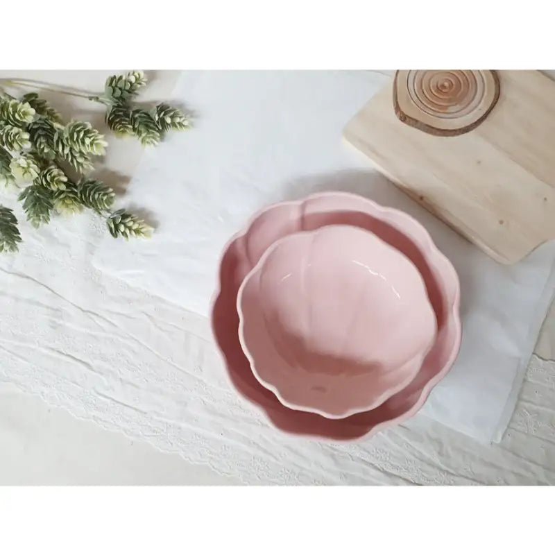 OSON - Handmade Light Pink Seashell Bowl - OSON - Tableware - Harumio