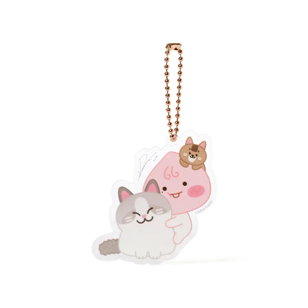 Apeach x KangDaniel - Apeach Transparent Keyring - Apeach x KangDaniel - Accessories - Harumio Apeach x KangDaniel - Apeach Transparent Keyring - Apeach x KangDaniel - Accessories - Harumio
