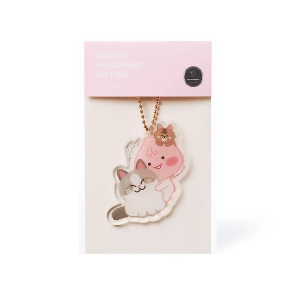 Apeach x KangDaniel - Apeach Transparent Keyring - Apeach x KangDaniel - Accessories - Harumio Apeach x KangDaniel - Apeach Transparent Keyring - Apeach x KangDaniel - Accessories - Harumio