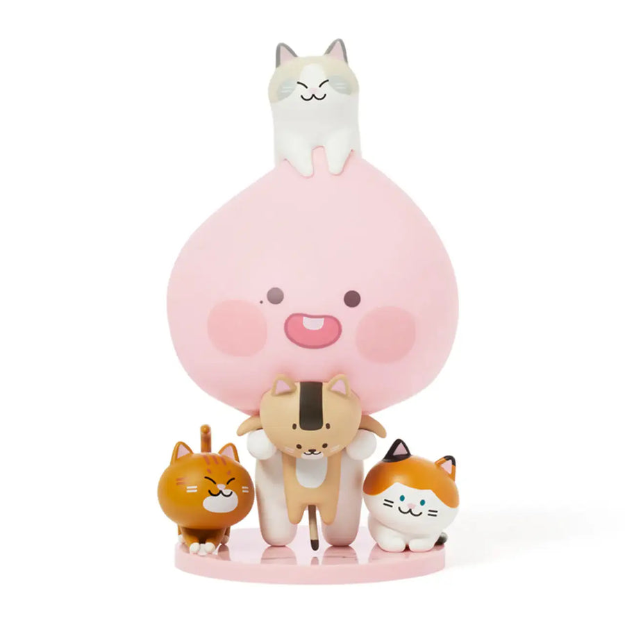 Apeach x KangDaniel - Apeach with Cats Doll Figure Set - Apeach x KangDaniel - Accessories - Harumio