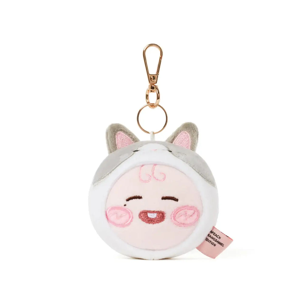Apeach x KangDaniel - Apeach Face Plush Keychain - Apeach x KangDaniel - Accessories - Harumio