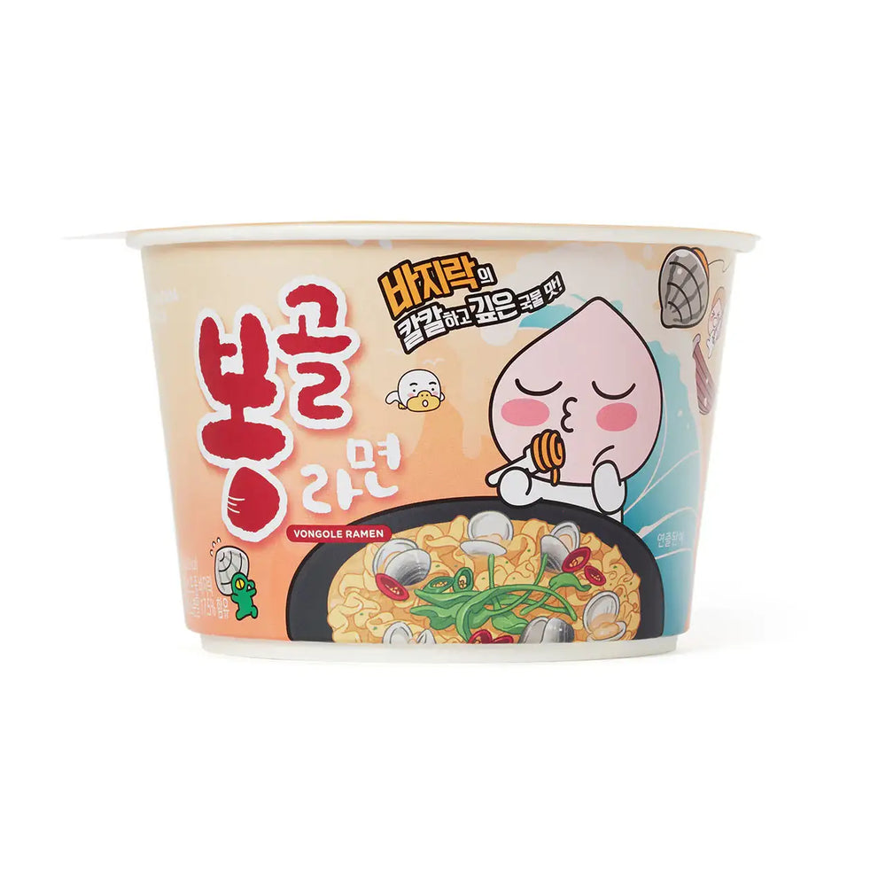 Kakao Friends - Apeach Bongol Clam Seafood Instant Ramen Cup - Kakao Friends - Food - Harumio
