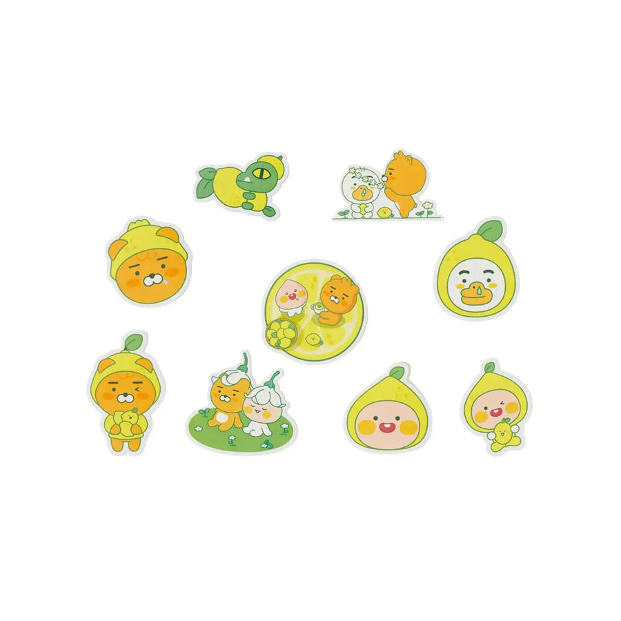Kakao Friends - Lemon Terrace Deco Sticker Set - Kakao Friends - Accessories - Harumio