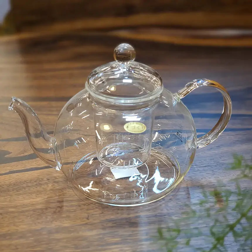 Bosan Pottery - Glass Tube Round Teapot with Sieve - Bosan Pottery - Home & Living, Accessories - Harumio Bosan Pottery - Glass Tube Round Teapot with Sieve - Bosan Pottery - Home & Living, Accessories - Harumio