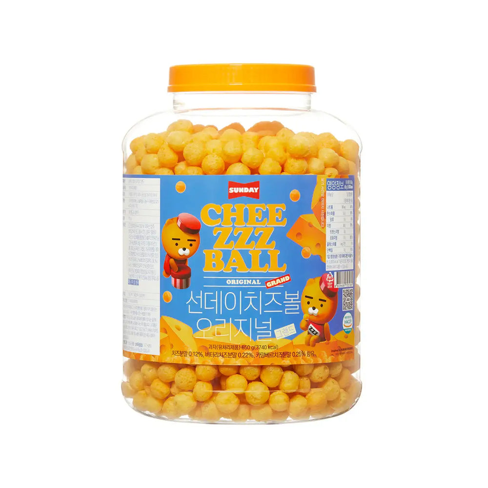 Kakao Friends - Ryan Sunday Original Cheezzz Ball (Grand 650g) - Kakao Friends - Food - Harumio