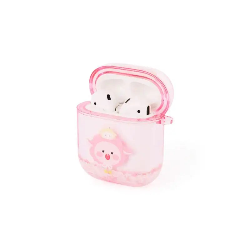 Kakao Friends - Lovely Apeach - Glitter AirPods Case - Kakao Friends - Accesories - Harumio