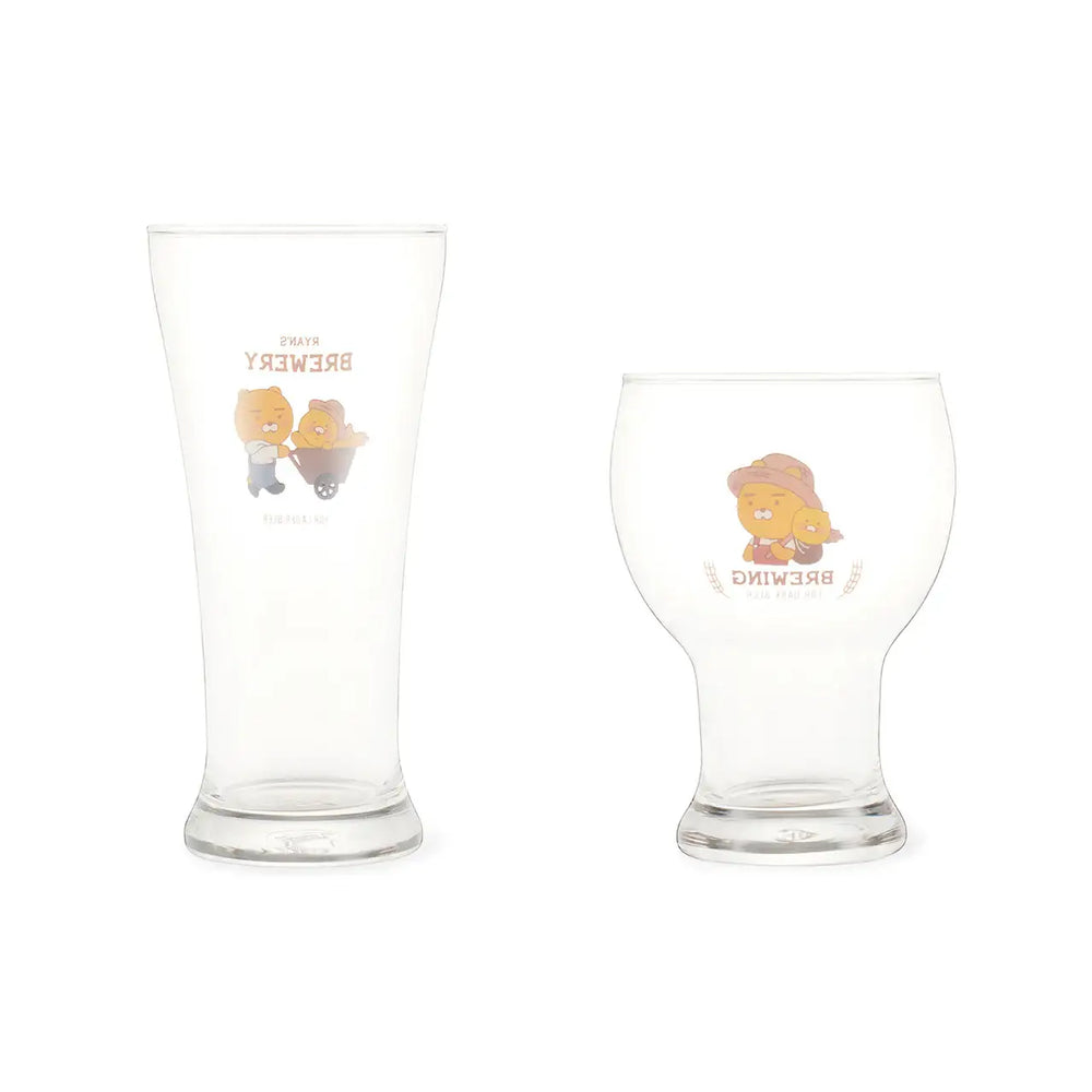 Kakao Friends - Beer Glass Set (2 pcs) - Kakao Friends - Home & Living, Accessories - Harumio