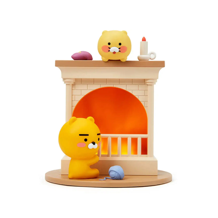 Kakao Friends - Ryan & Choonsik Fireplace Mood Lamp - Kakao Friends - Home & Living, Accessories - Harumio