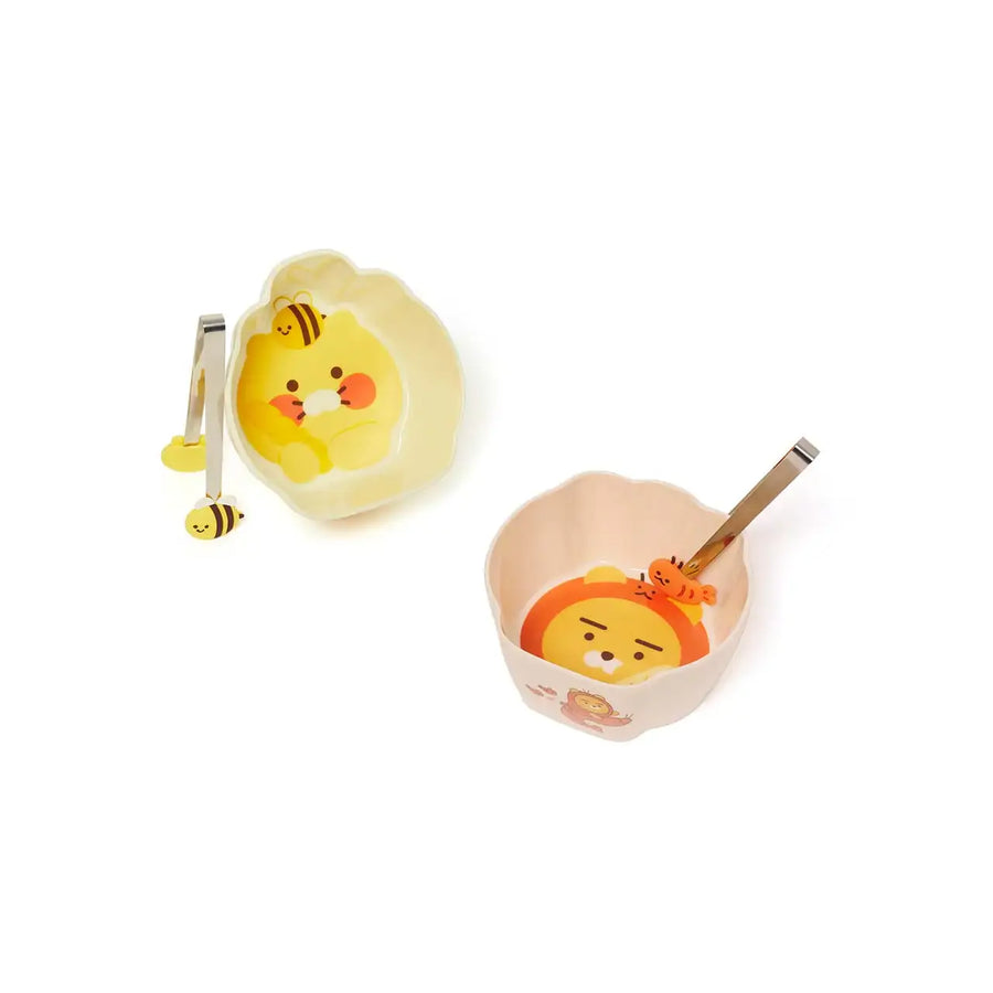 Nong Shim x Kakao Friends - Snack Bowl & Tongs - Nong Shim x Kakao Friends - Home & Living, Accessories - Harumio