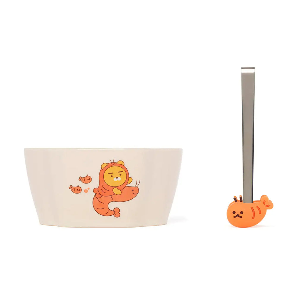 Nong Shim x Kakao Friends - Snack Bowl & Tongs - Nong Shim x Kakao Friends - Home & Living, Accessories - Harumio