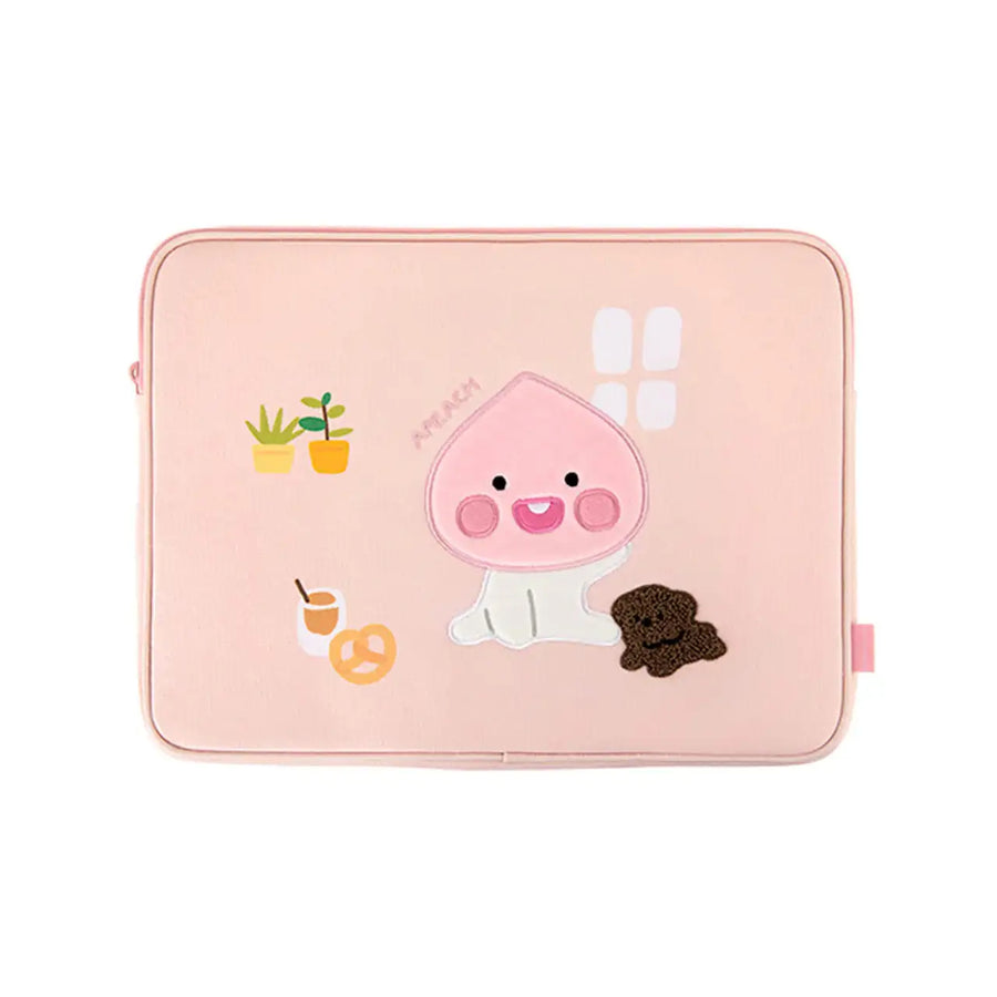 Kakao Friends - Apeach April Shower Laptop Pouch (13") - Kakao Friends - Home & Living, Accessories - Harumio