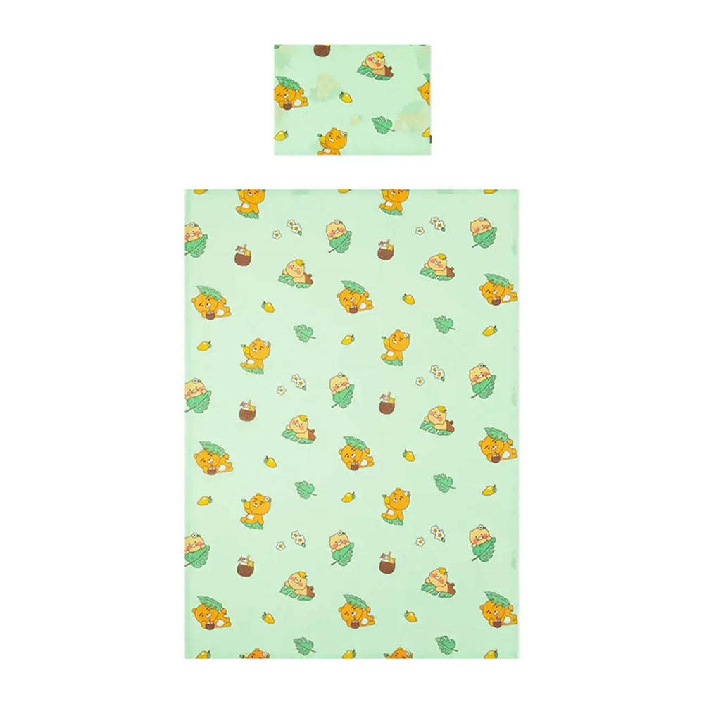 Kakao Friends - Ryan & Choonsik Greenery Blanket & Pillow Cover - Kakao Friends - Home & Living, Accessories - Harumio
