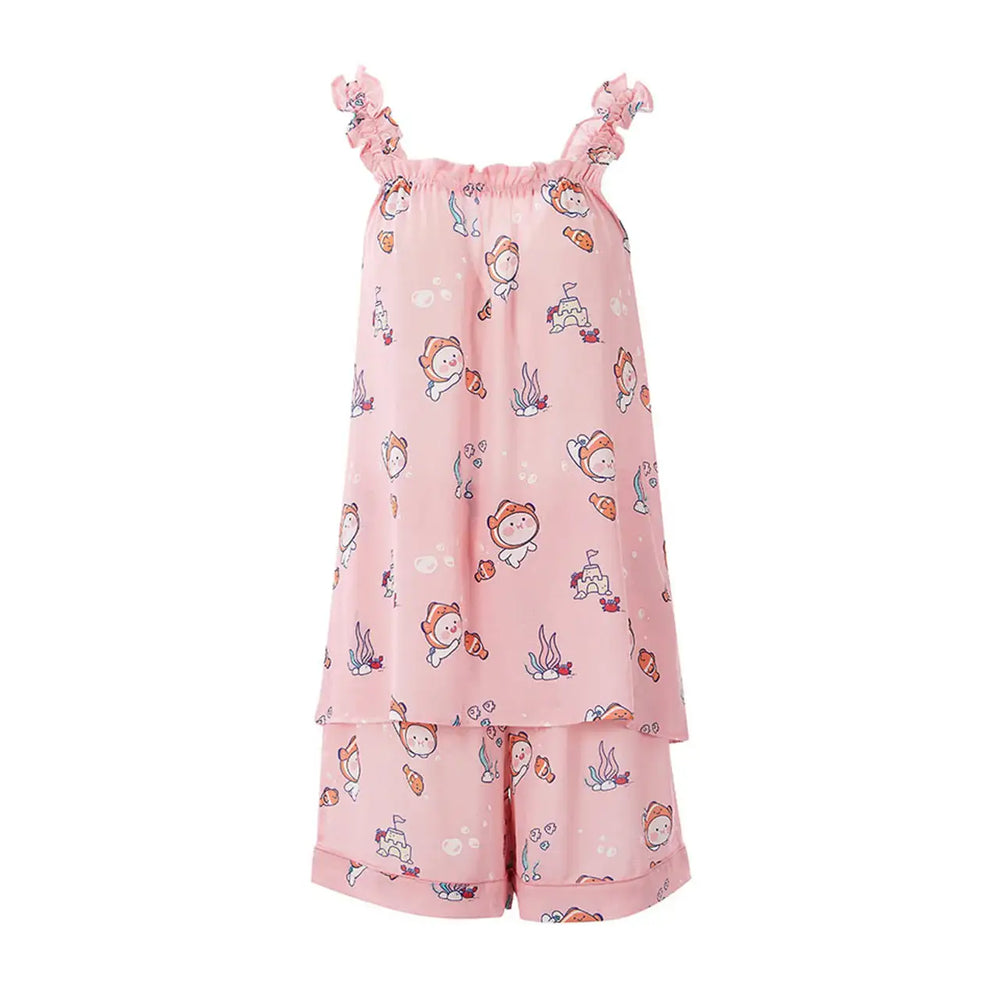 Kakao Friends - Ocean Vibe Cooling Pajamas (Women) - Kakao Friends - Clothing - Harumio