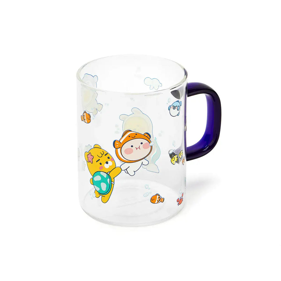 Kakao Friends - Ocean Vibe Glass Cup - Kakao Friends - Home & Living, Accessories - Harumio