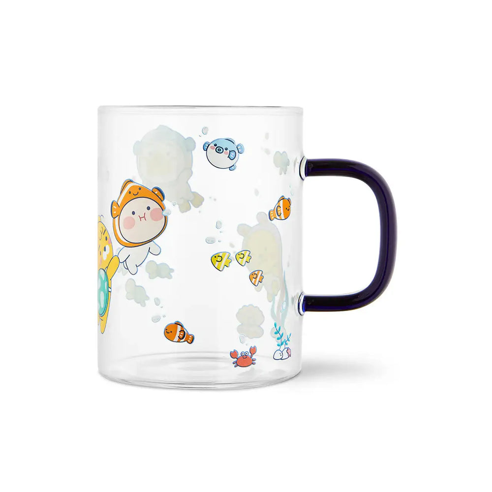 Kakao Friends - Ocean Vibe Glass Cup - Kakao Friends - Home & Living, Accessories - Harumio