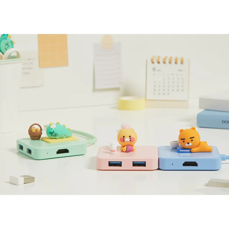 Kakao Friends - 5-in-1 USB-C Adaptor - Kakao Friends - Home & Living, Accessories - Harumio