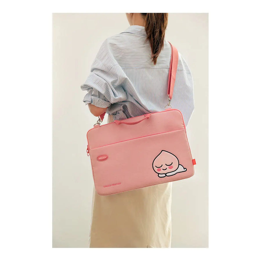 Kakao Friends - Cute Apeach Laptop Pouch (15") - Kakao Friends - Home & Living, Accessories - Harumio