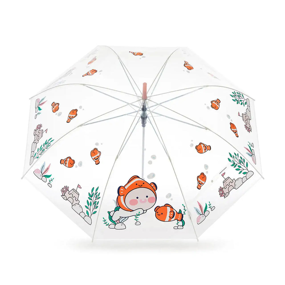 Kakao Friends - Ocean Vibe Apeach Transparent Umbrella - Kakao Friends - Home & Living, Accessories - Harumio