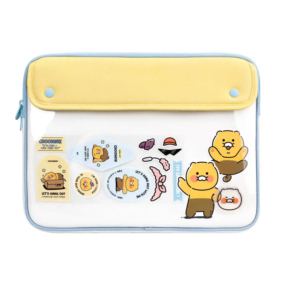 Kakao Friends - Choonsik 13" PVC Laptop Pouch - Kakao Friends - Accessories - Harumio